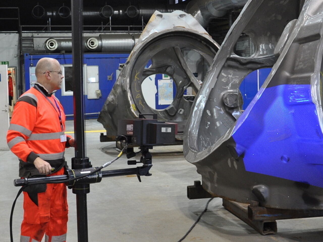 Case: 3D scanning af vindmøllenav