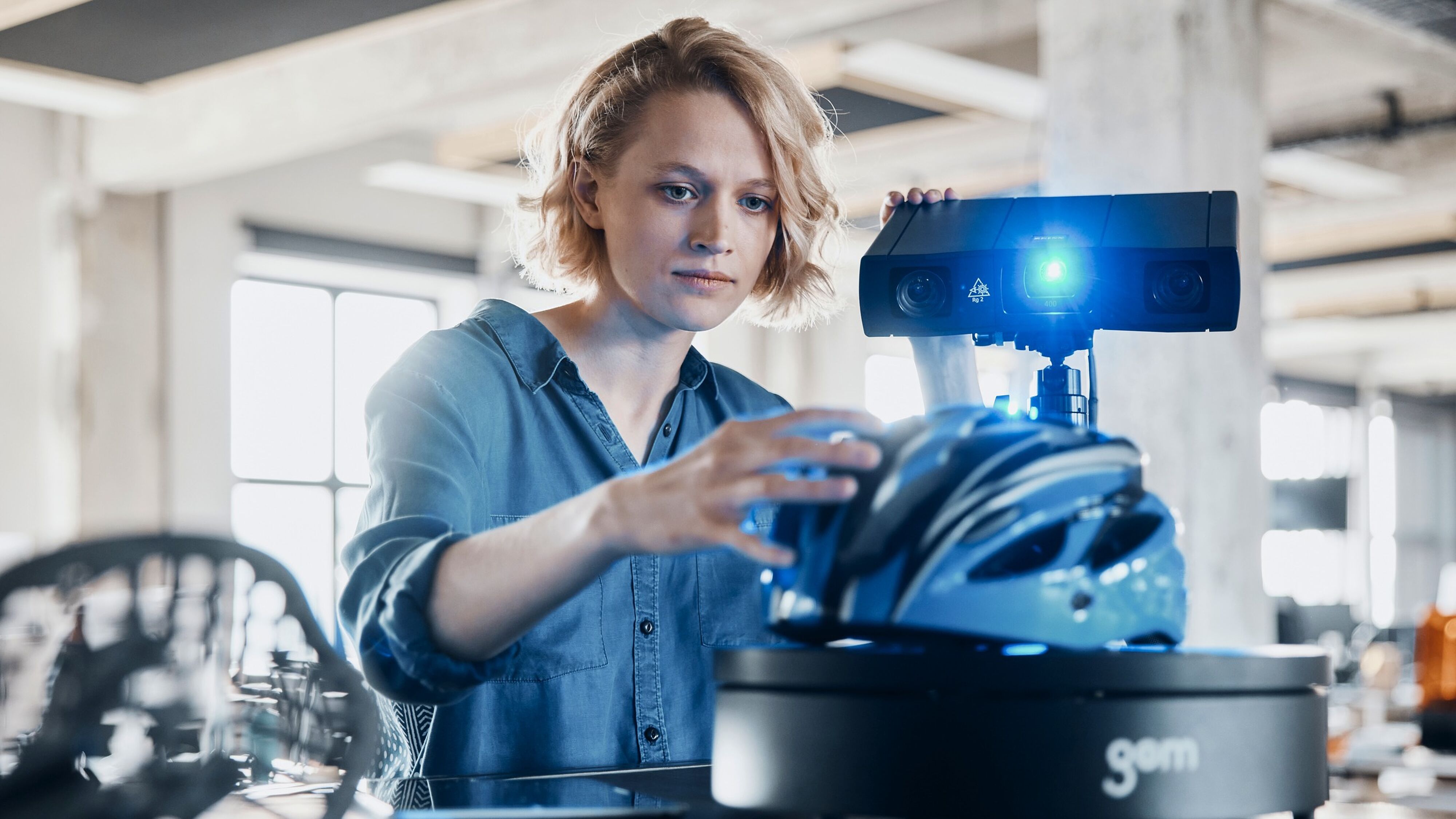 3D scnning med GOM Scan 1